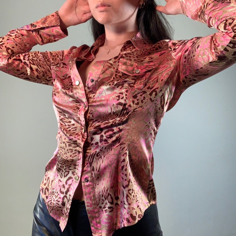 Caché button blouse